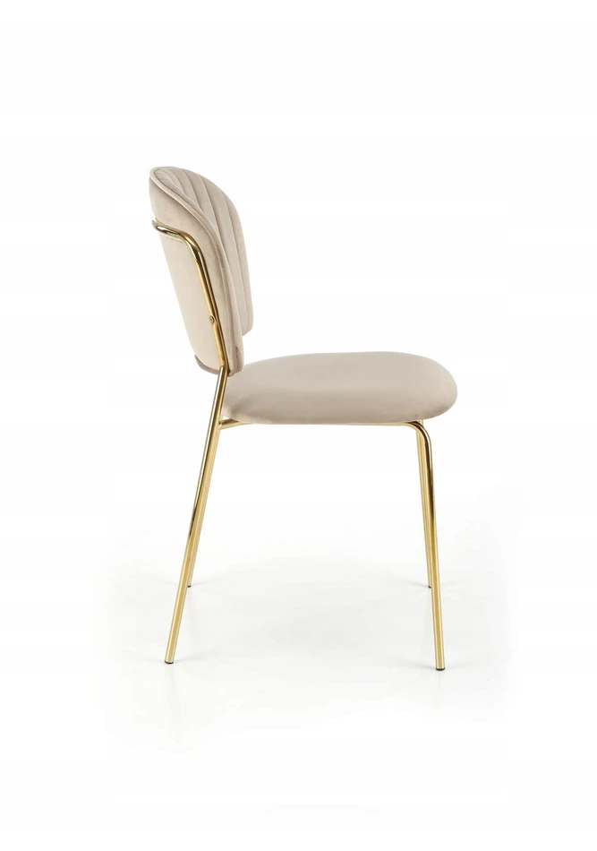 About Your Home AMARA Glamour kėdė rusvai gelsvas Velvet BLUVEL 40 / Auksinė – elegancija ir stilius
