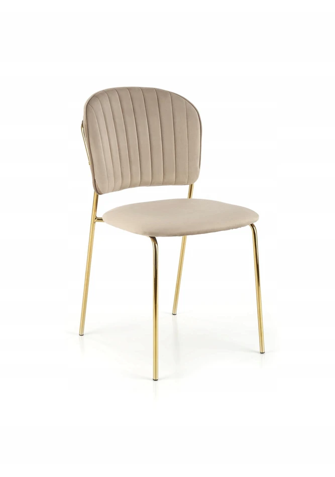 About Your Home AMARA Glamour kėdė rusvai gelsvas Velvet BLUVEL 40 / Auksinė – elegancija ir stilius
