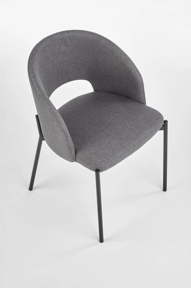 About Your Home GELSO pilka kibiro kėdė – subtili elegancija ir komfortas