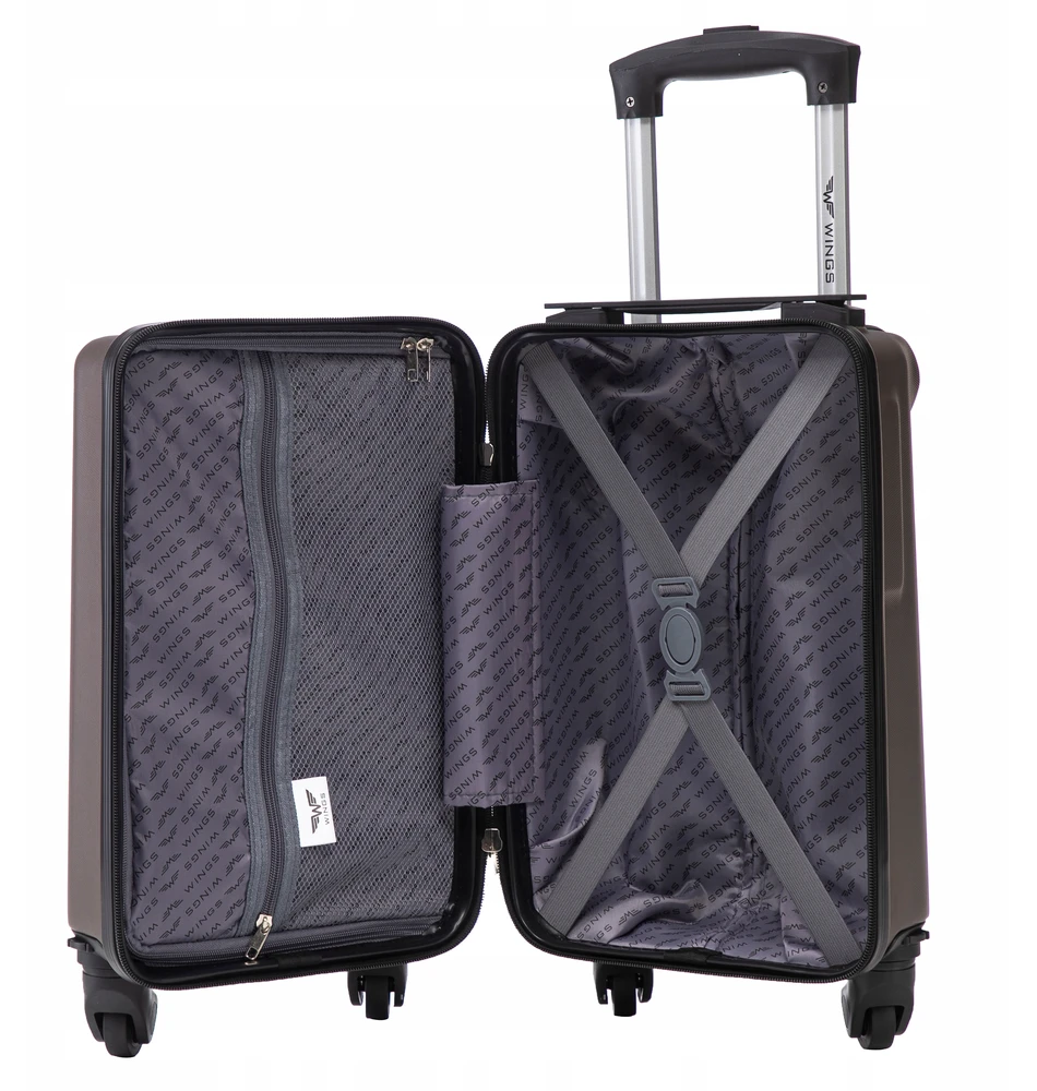 ABS+ lagaminas WINGS GANNET 40x25x20 cm rankiniam bagažui Ryanair Wizz Air