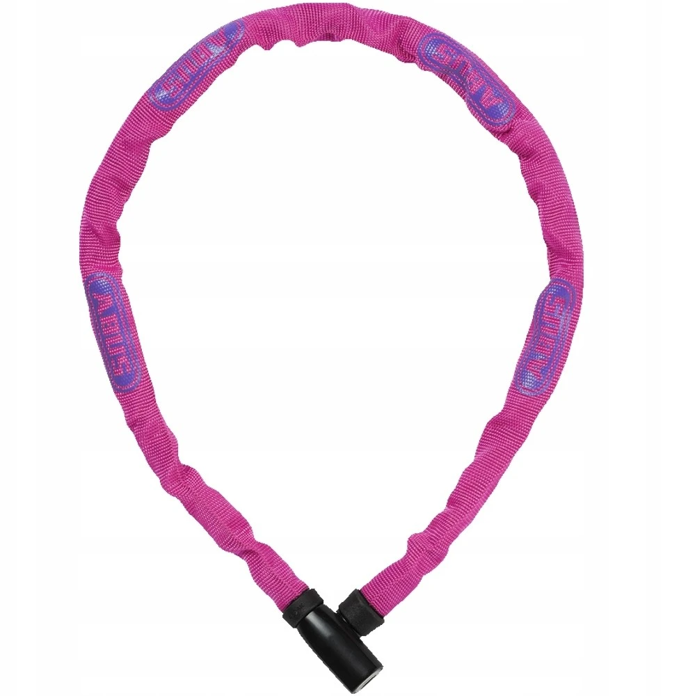 Abus Germany Abus 4804k/75 Steel O Chain dviračio užraktas, 75cm, rožinis