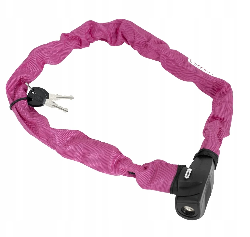 Abus Germany Abus 4804k/75 Steel O Chain dviračio užraktas, 75cm, rožinis