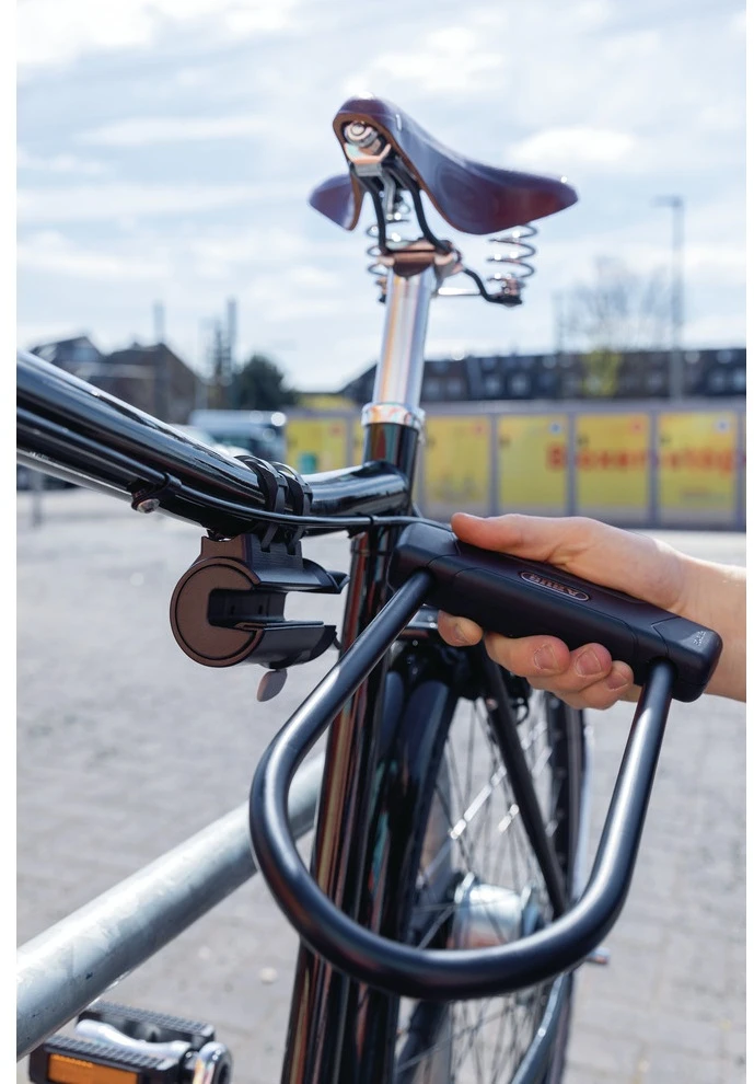 Abus Granit 460 U-lock dviratis užraktas su laikikliu