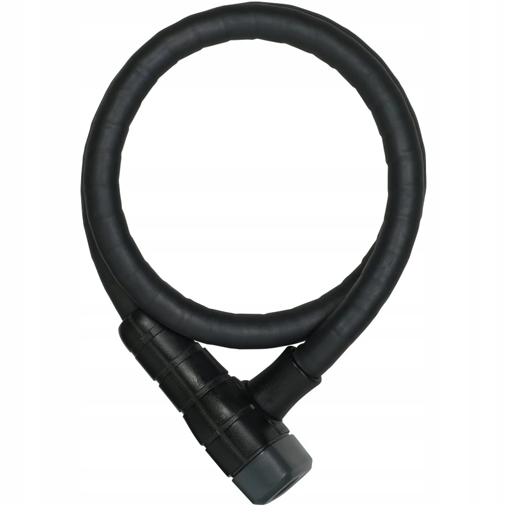 Abus Microflex 6615k dviračio spyna, 1.5 x 120 cm, juoda