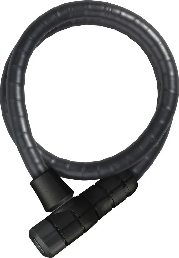 Abus Microflex 6615k dviračio spyna, 1.5 x 120 cm, juoda