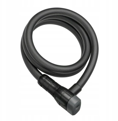 Abus Microflex 6615k dviračio spyna, 1.5 x 120 cm, juoda
