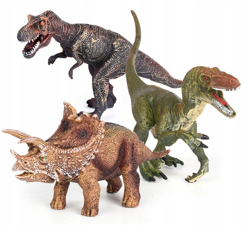 ACR DIDELIS DINOZAURŲ FIGURŲ RINKINYS + DINO PARKO T-REX MAT DINOZAURU DOVANA