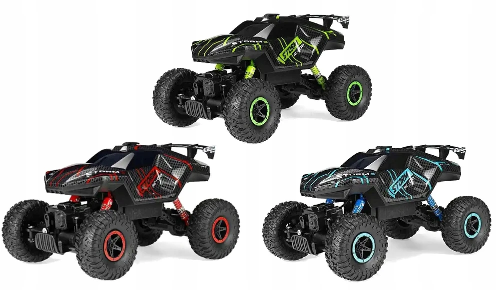 ACR DIDELIS RC AUTOMOBILIS BEKEELĖS RC AUTOMATINIS NUOTOLINIO VALDYMAS LED ŠVIESOS DŪMA