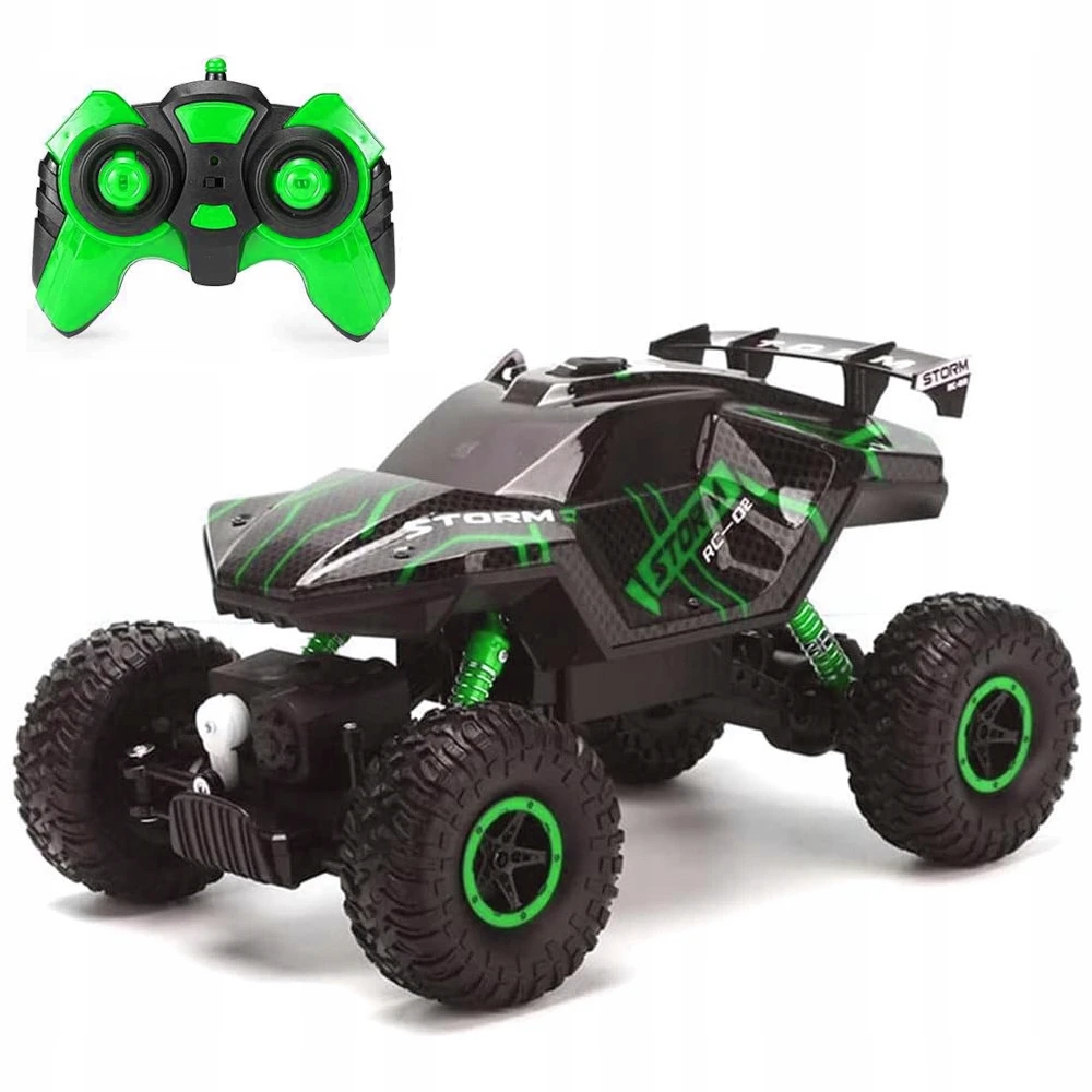 ACR DIDELIS RC AUTOMOBILIS BEKEELĖS RC AUTOMATINIS NUOTOLINIO VALDYMAS LED ŠVIESOS DŪMA