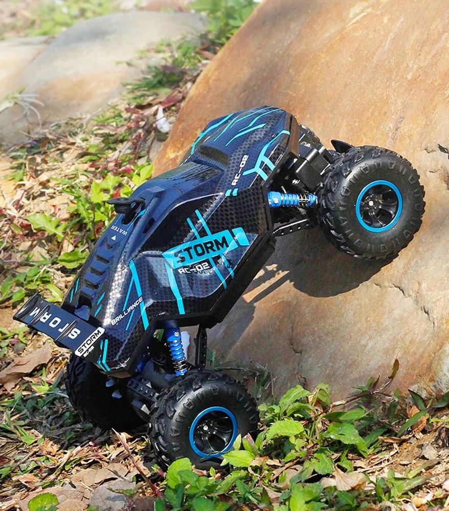 ACR DIDELIS RC AUTOMOBILIS BEKEELĖS RC AUTOMATINIS NUOTOLINIO VALDYMAS LED ŠVIESOS DŪMA