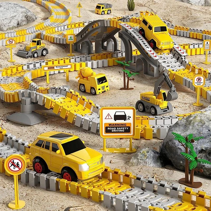 ACR MEGA AUTOMOBILIŲ TRAKINGŲ STATYBINĖS AIKŠTELĖS EKSKAVATORIUS 4 TRANSPORTO PRIEMONIŲ KOMPLEKTAS 255 EL