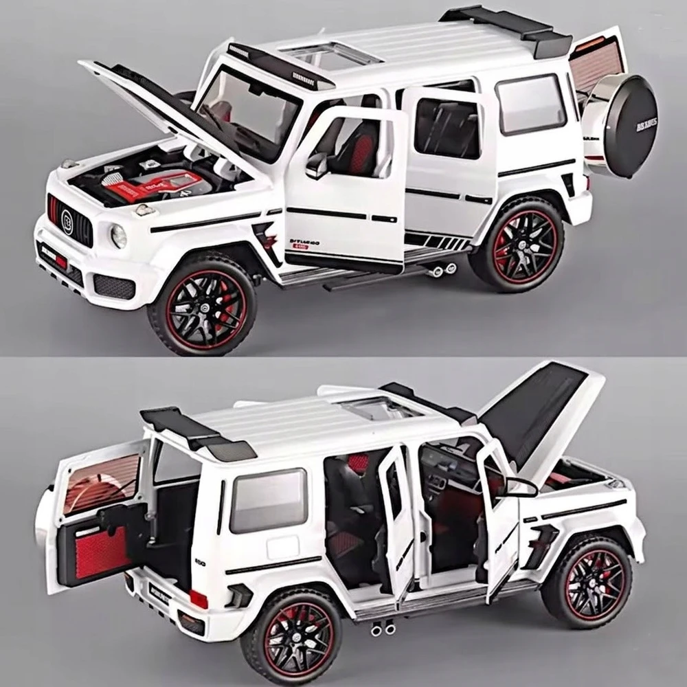 ACR MERCEDES G KLASĖS BRABUS G800 METAL AUTOMOBILIŲ MODELIS 1:24 ŠVIESUS GARSO