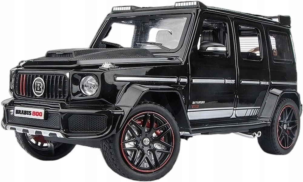 ACR MERCEDES G KLASĖS BRABUS G800 METAL AUTOMOBILIŲ MODELIS 1:24 ŠVIESUS GARSO