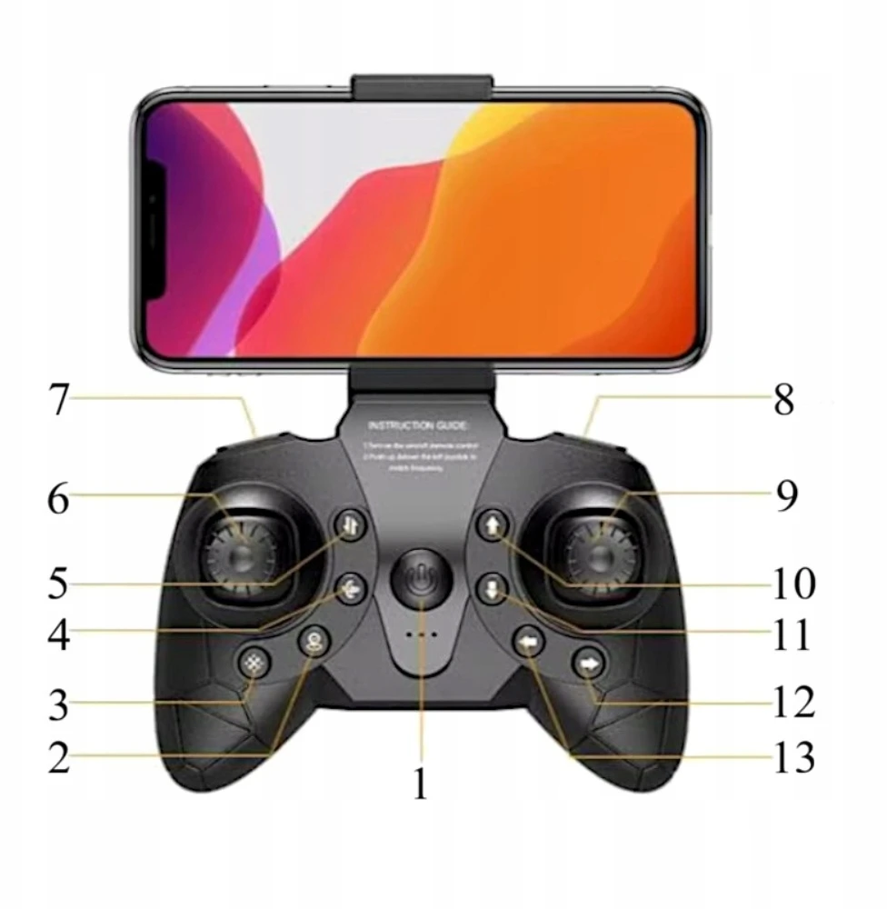 ACR MNI NUOTOLINIO PULTO VALDOMA Dronas HD KAMEROS QUADROCOPTER RC MODELIO TIESIOGINĖ VAIZDA
