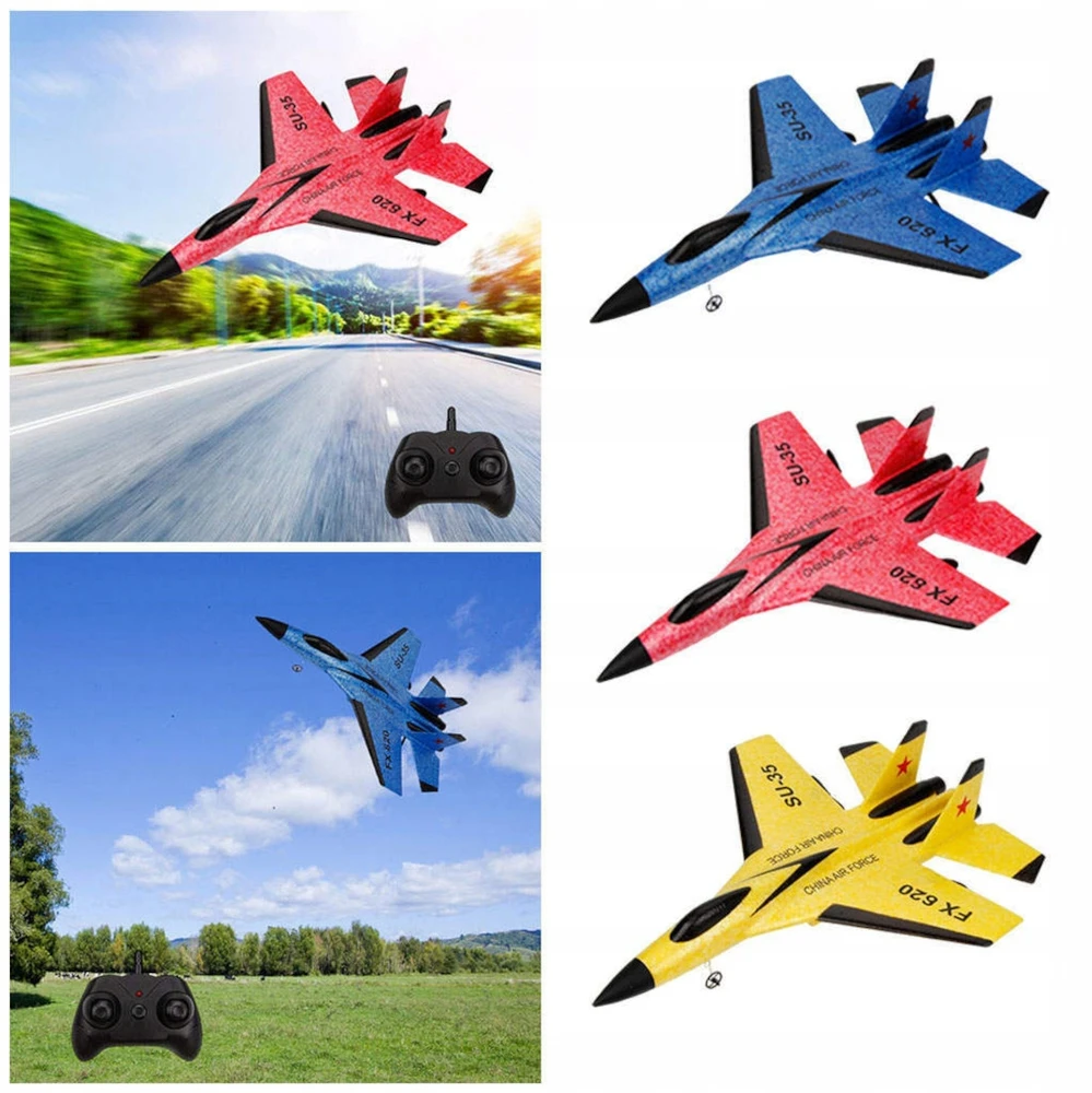 ACR NUOTOLINIO KONTROLĖS LĖKTUVO SKRADOMOJO RC NAIKINKO MODELIO SU-35 LED REMOTE 2 baterijos