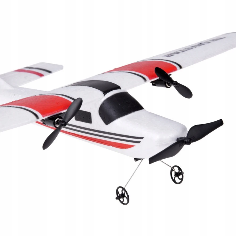 ACR NUOTOLINIO KONTROLĖS LĖKTUVO SKRYDOJO SKLYDYMO RC MODELIO CESSNA 182 Pultas 2 baterija