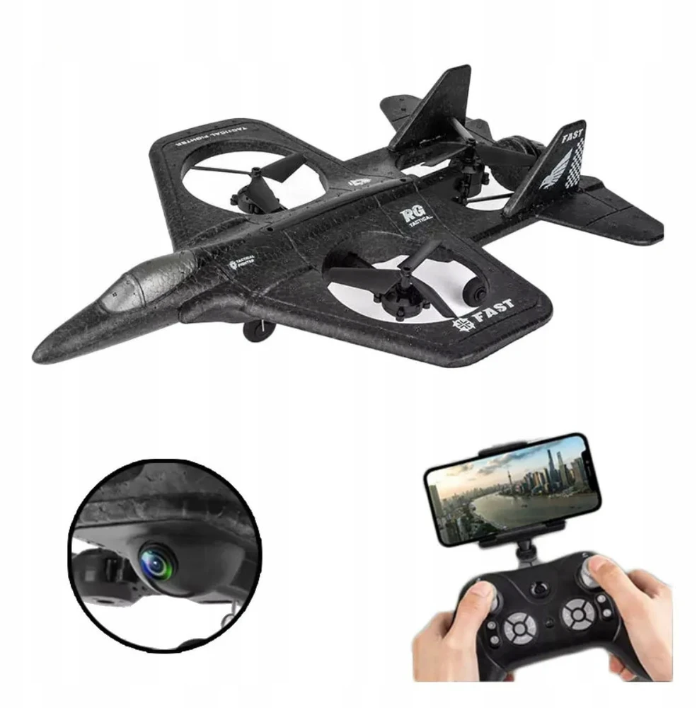 ACR RC AIRPLANE NUOTOLINIO PULTO VALDOMAS JET HD KAMERA RC Dronas LIVE VIEW 2ak