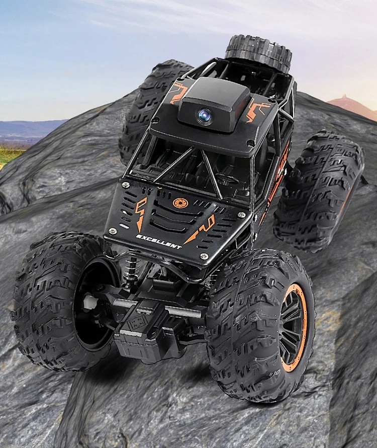 ACR RC AUTOMOBILIS SU KAMEROS WIFI RC AUTO METALINIU BEKELĖS Akumuliatoriumi