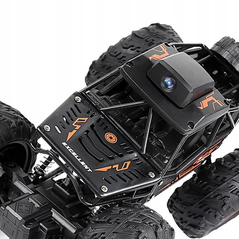 ACR RC AUTOMOBILIS SU KAMEROS WIFI RC AUTO METALINIU BEKELĖS Akumuliatoriumi