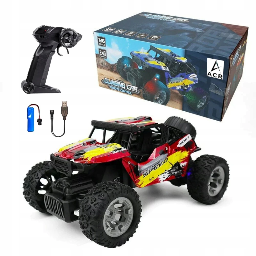 ACR RC AUTOMOBILIŲ VIREKELIŲ AUTOMOBILIŲ RC NUOTOLINIO PULTO PULTAS LED ŽAISLŲ DOVANA 1:16