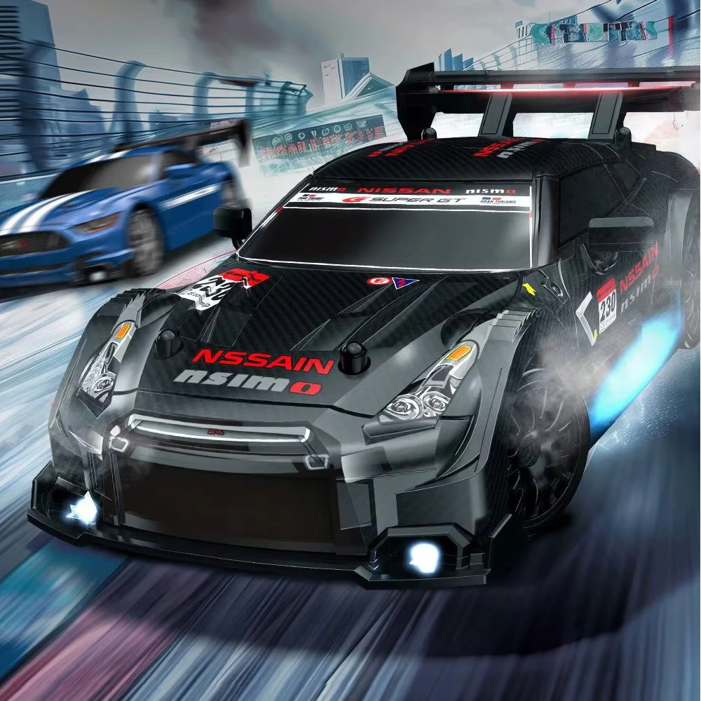 Nuotoliniu būdu valdomas ACR drift automobilis, 1:24, 4x4, LED
