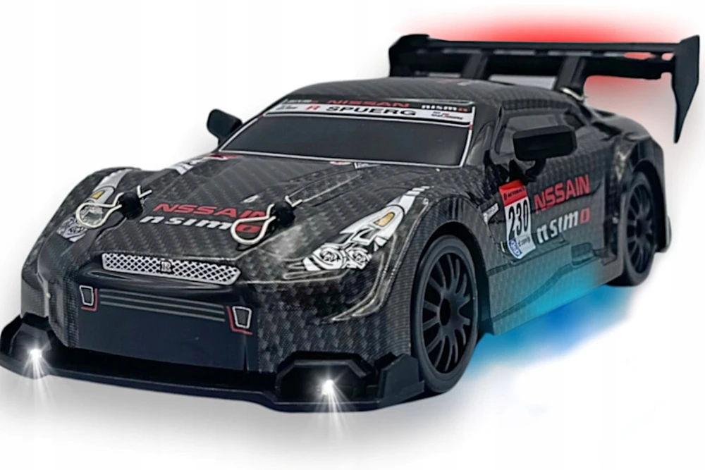 Nuotoliniu būdu valdomas ACR drift automobilis, 1:24, 4x4, LED