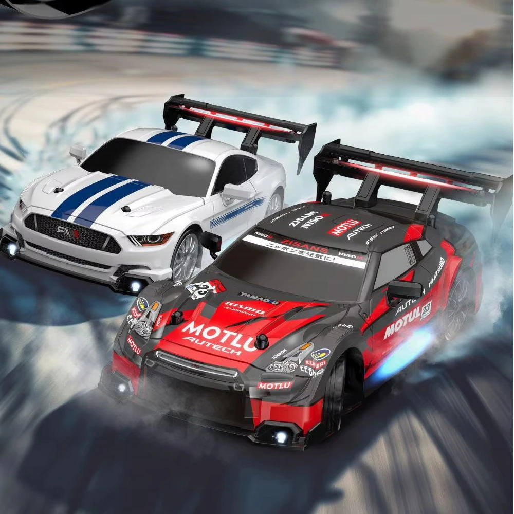 Nuotoliniu būdu valdomas ACR drift automobilis, 1:24, 4x4, LED