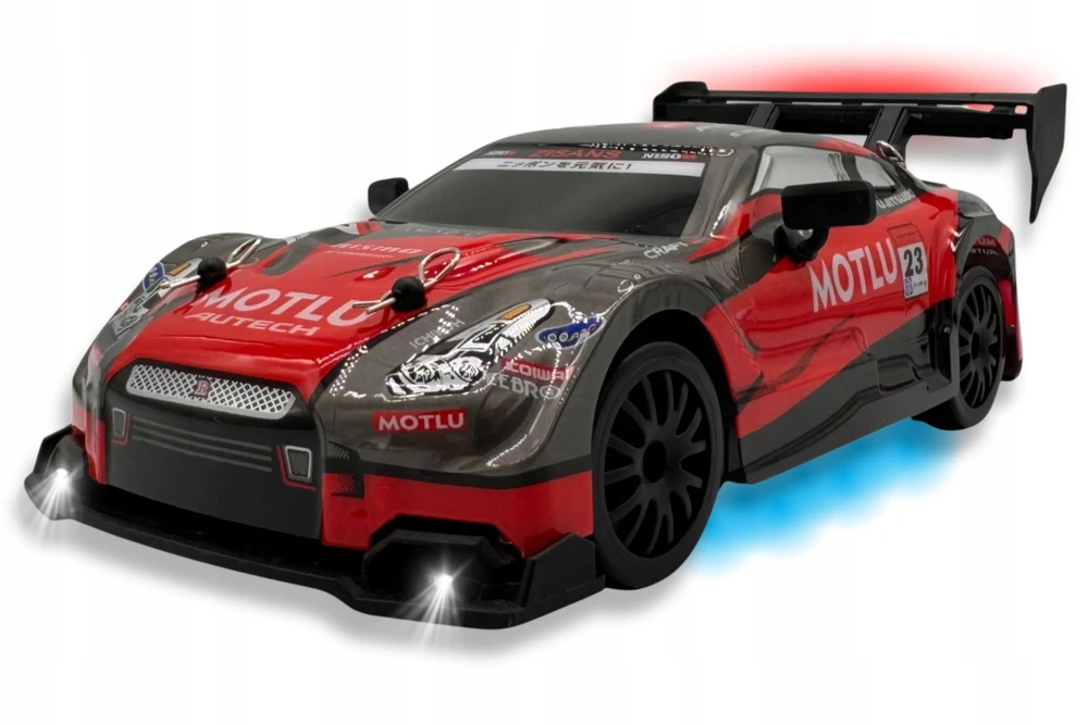 Nuotoliniu būdu valdomas ACR drift automobilis, 1:24, 4x4, LED
