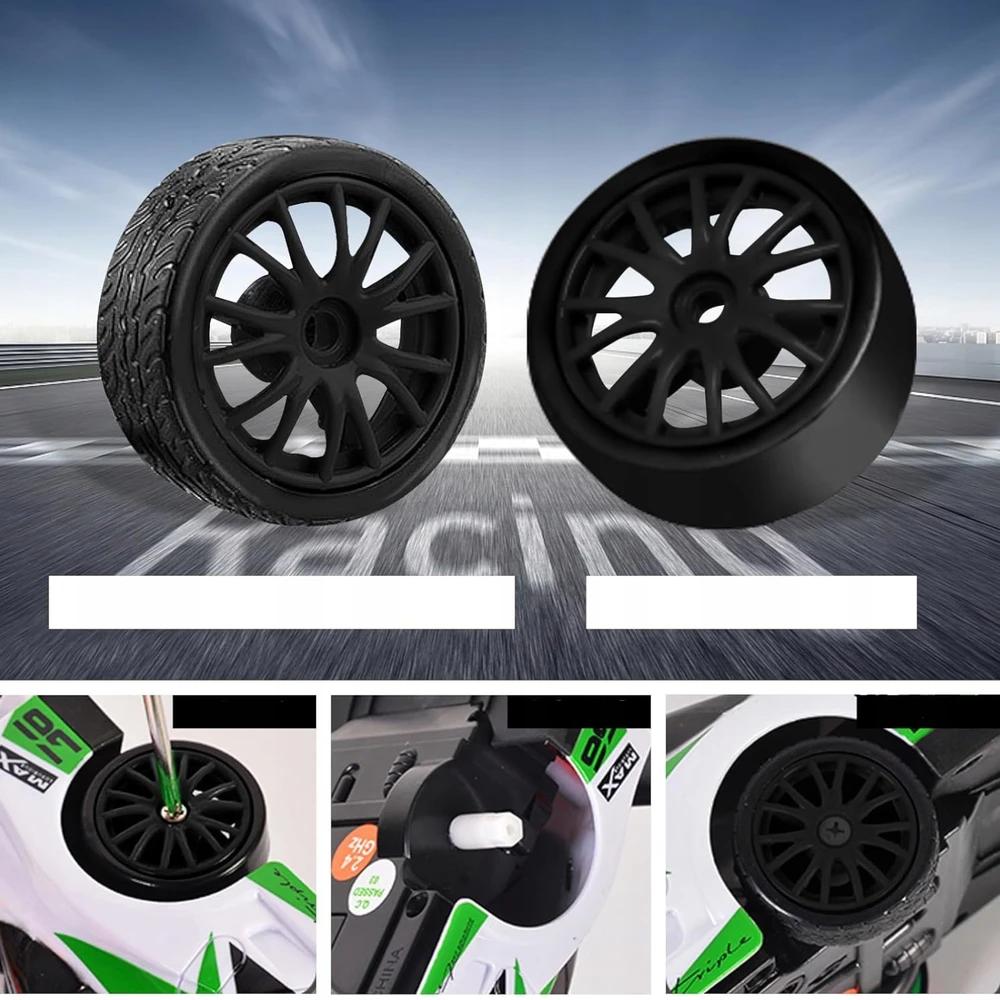 Nuotoliniu būdu valdomas ACR drift automobilis, 1:24, 4x4, LED