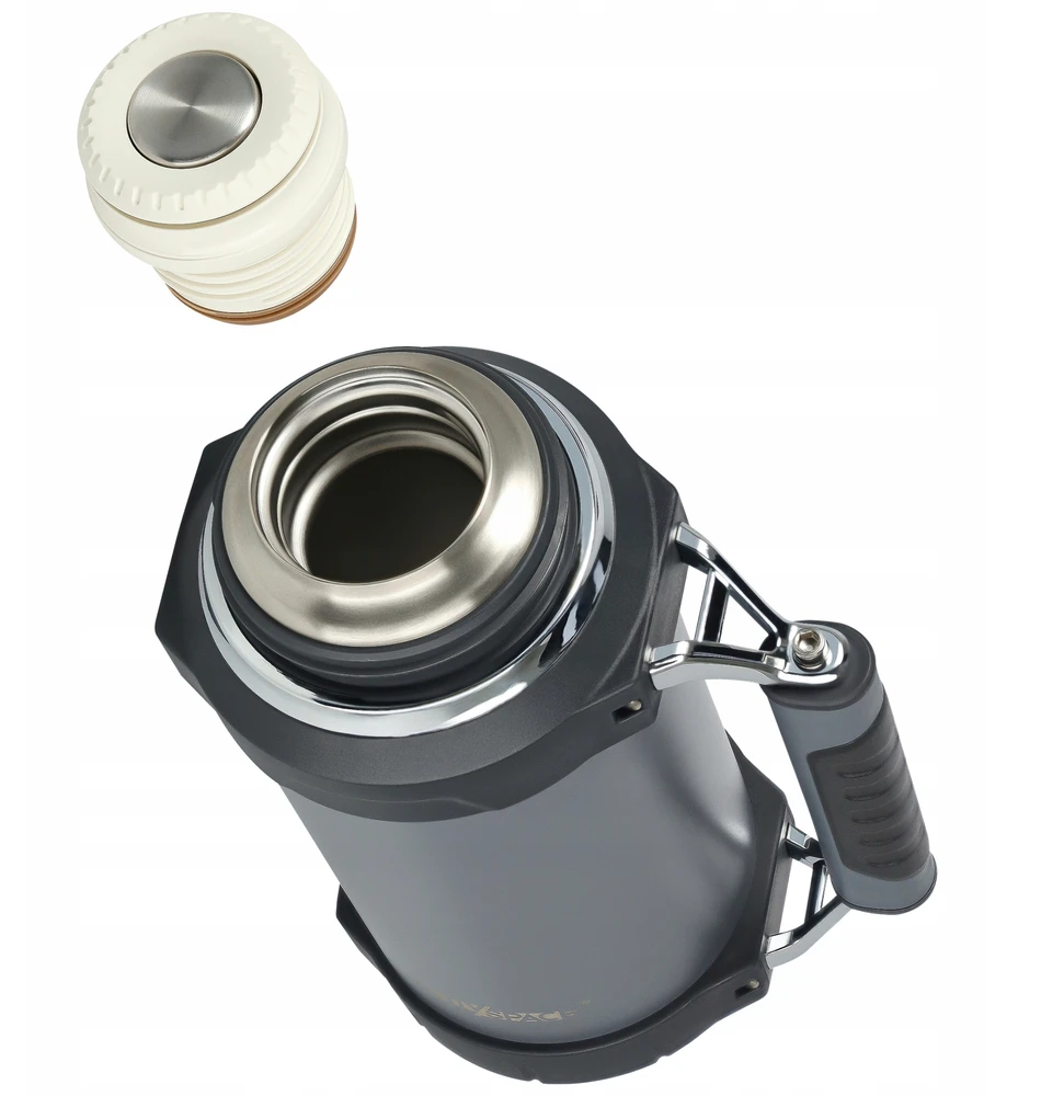 Activ/Space DIDELIS TURISTINIS VAKUUMINIS TERMOSAS 2L KAVAI IR ARBATA 30-54H PREMIUM PLIENAS