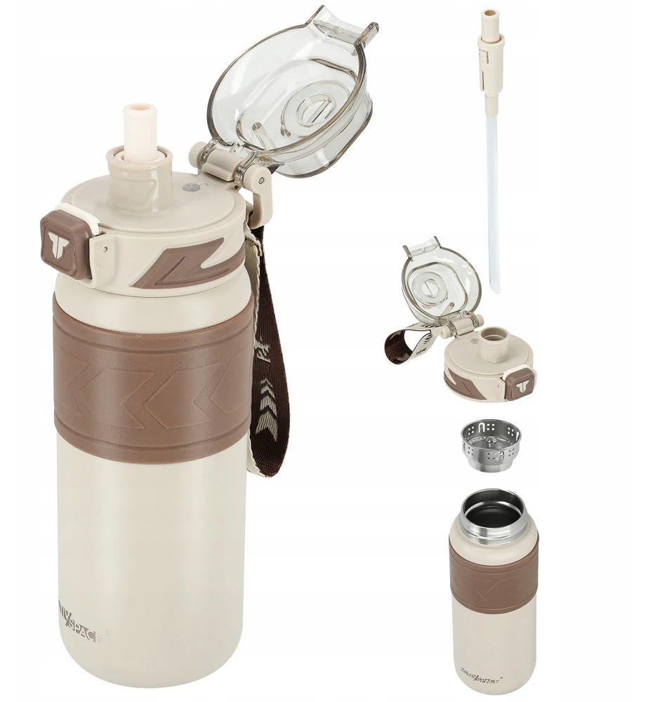 Activ/Space TERMINIS PUODULIS VAKUUMINIS TERMOSAS su snapeliu KAVAI IR ARBATAI, NEREIKIA 500ml