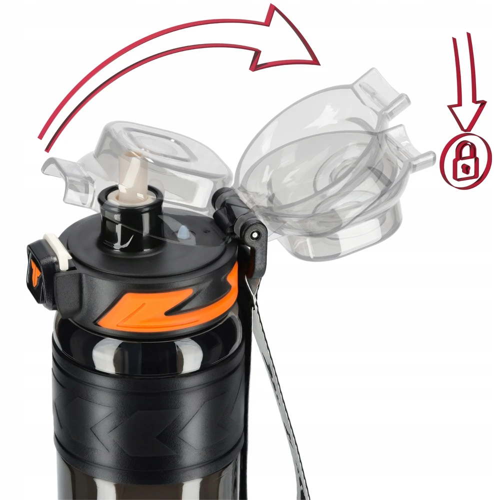 Gertuvė Activ/Space VANDENS BUTELĖS NUOTEKUS DARBAS SPORTINIS BUTELIS TRITANO MATAVIMO BUTELIS 1000ml AS