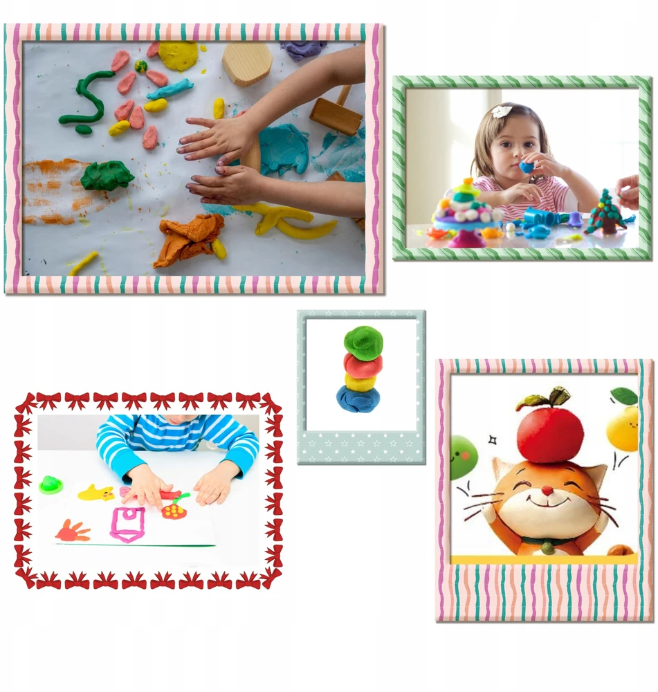 Active Hobby CASTRY PLAY Rinkinys vaikams, 5 vamzdeliai, pagrindinės spalvos
