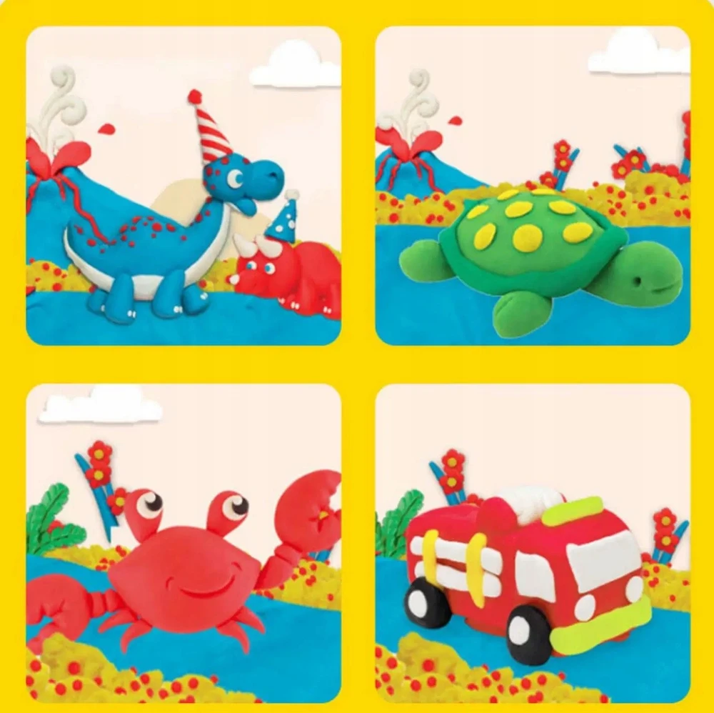 Active Hobby CASTRY PLAY Rinkinys vaikams, 5 vamzdeliai, pagrindinės spalvos