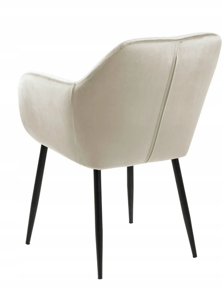 Actona Kėdė Emilia Velvet smėlio /juoda