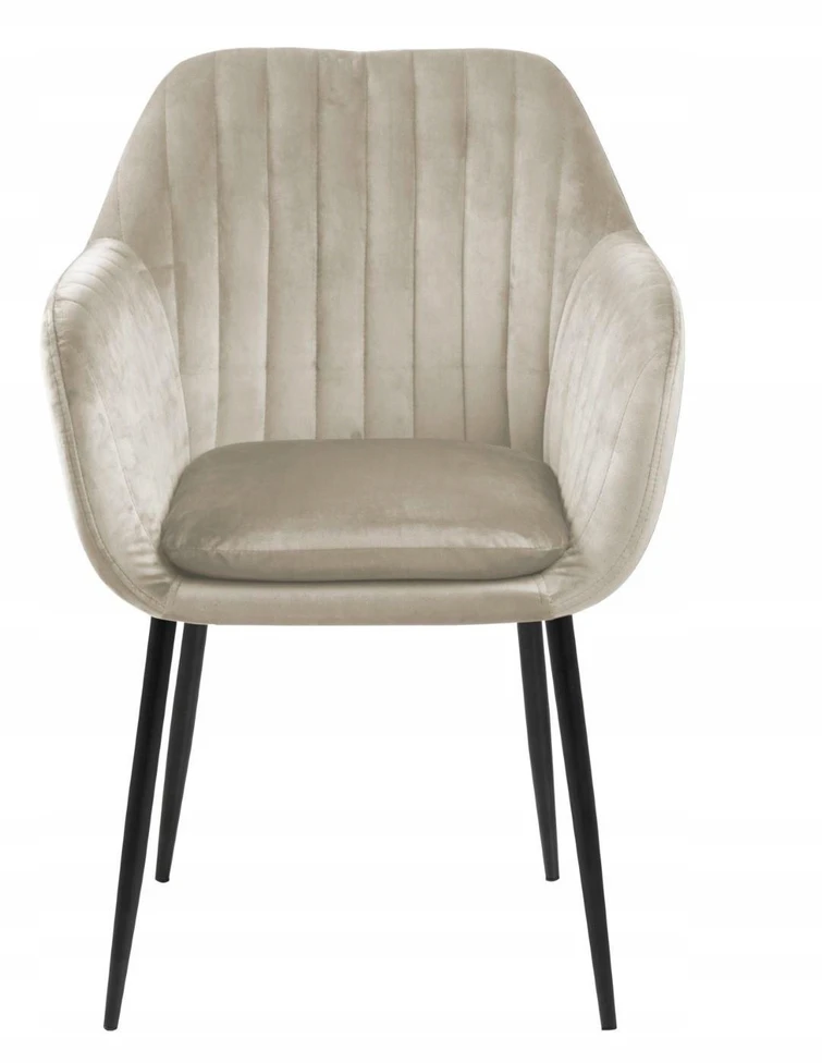 Actona Kėdė Emilia Velvet smėlio /juoda