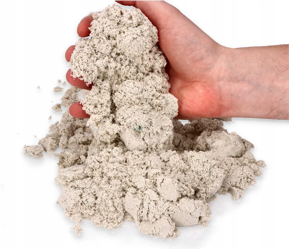 Adam Toys Kinetinis smėlis 2kg Vaikams 3+ Natūralaus smėlio molio Dinozaurų formelės