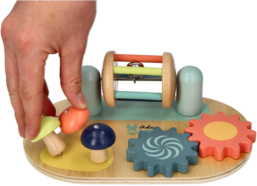 ADAM TOYS MAŽA MEDINĖ MANIPULIAVIMO LENTELĖ VAIKAMS
