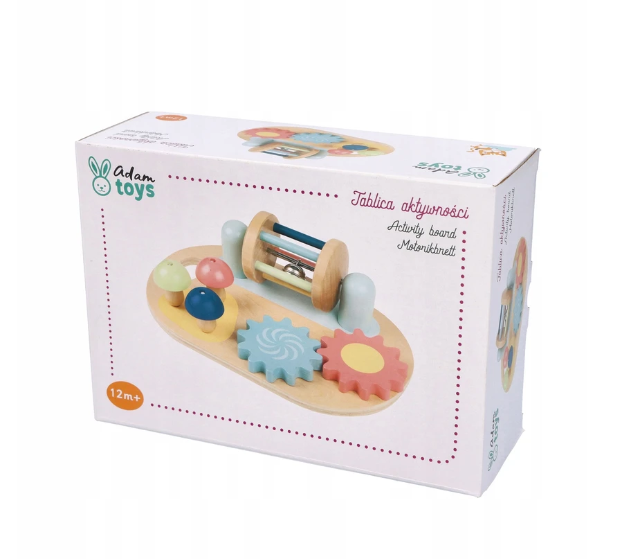 ADAM TOYS MAŽA MEDINĖ MANIPULIAVIMO LENTELĖ VAIKAMS