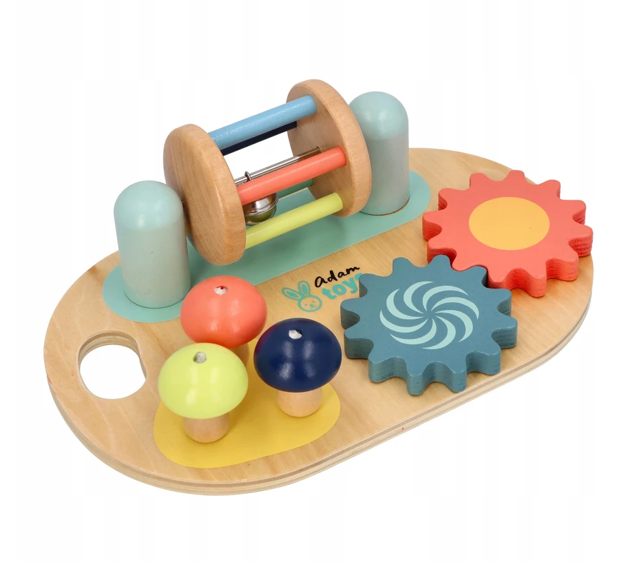 ADAM TOYS MAŽA MEDINĖ MANIPULIAVIMO LENTELĖ VAIKAMS
