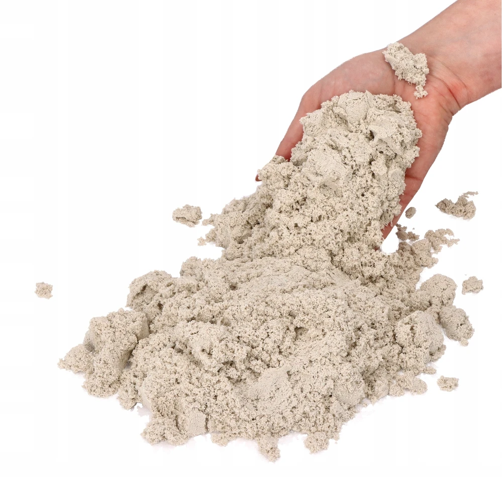 Adam Toys Stebuklingas lenkiškas kinetinis smėlis 5kg vaikams 3+ Rinkinys kibire