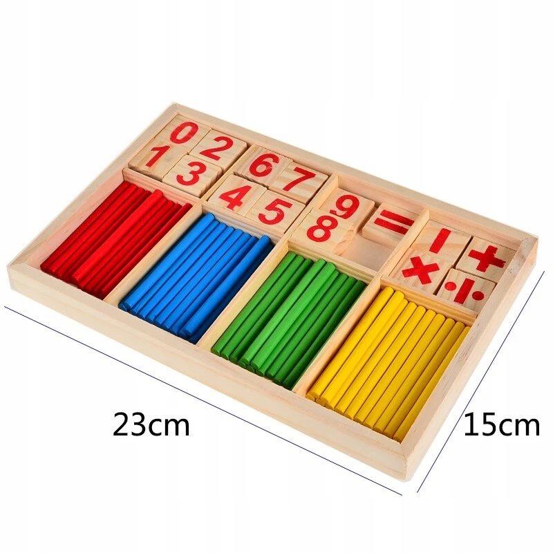 Adamigo Montessori edukacinis rinkinys skačiavimo mokymuisi, medinis