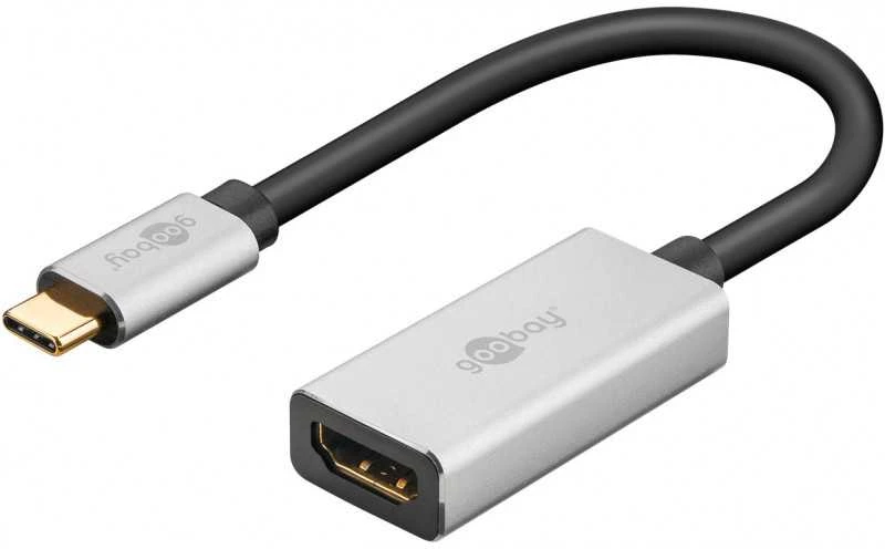 Goobay USB-C į HDMI adapteris, sidabrinis