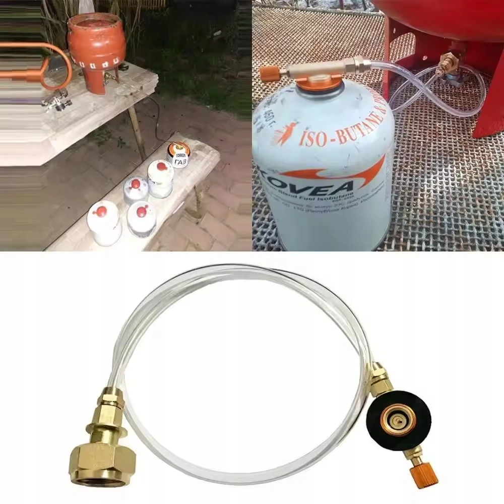 ADAPTERIS KASETĖMS UŽPILDYTI IŠ PROPANO SND DUJŲ BALONO ŽARNOS 60cm