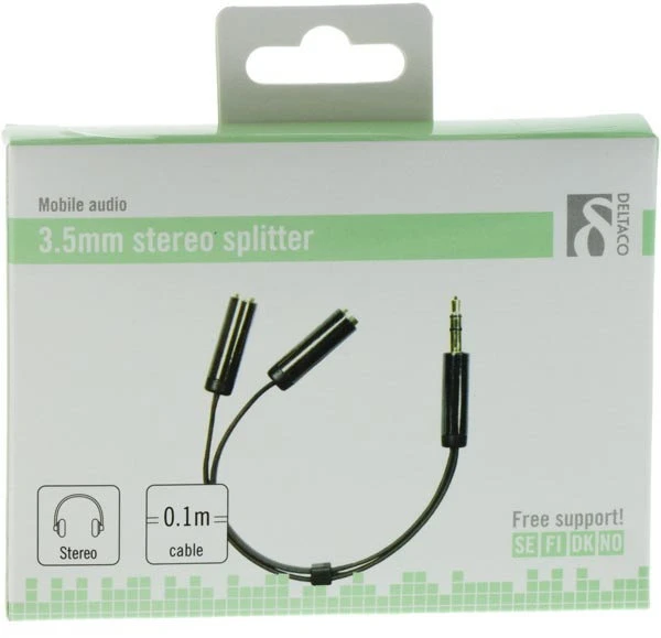Adapteris - LINDY Stereo Adapteris 3.5mm į 6.3mm, Juodas