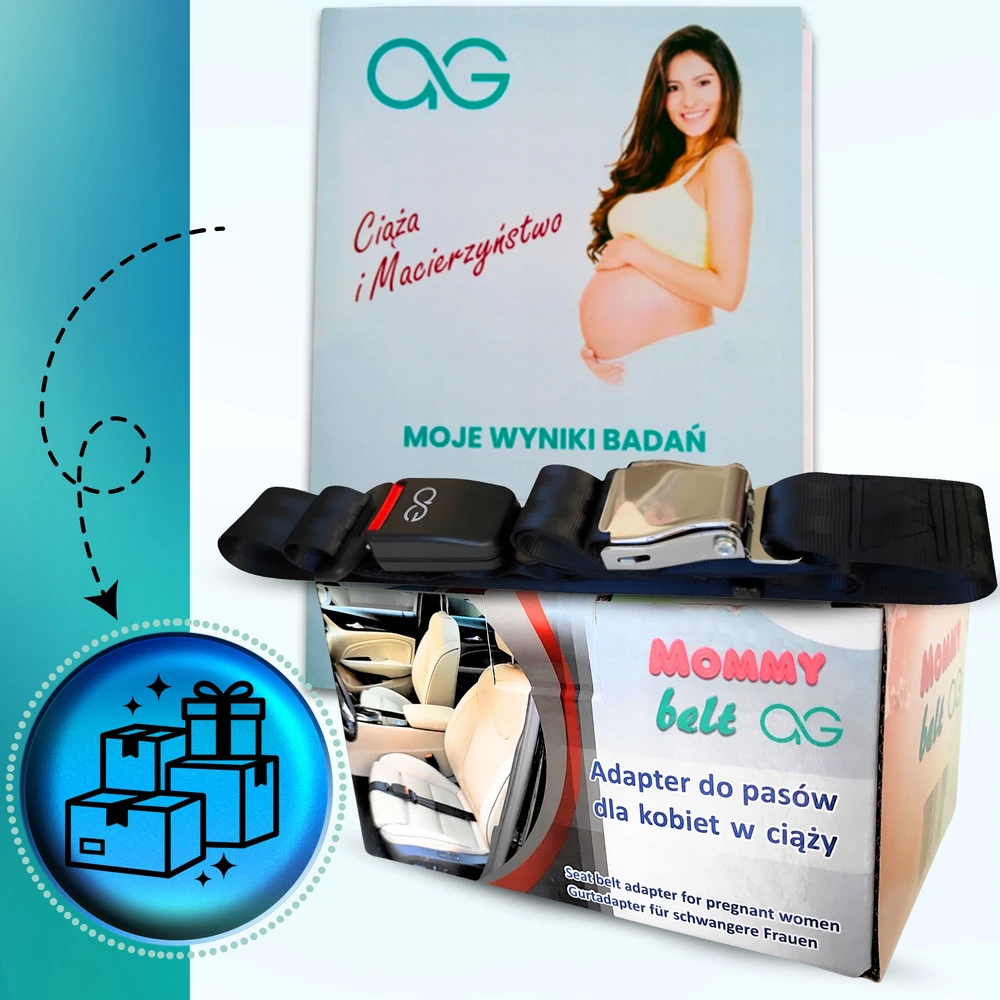 Adapteris nėščiųjų diržams - Mommy Belt AG | originali AG standartinė sistema
