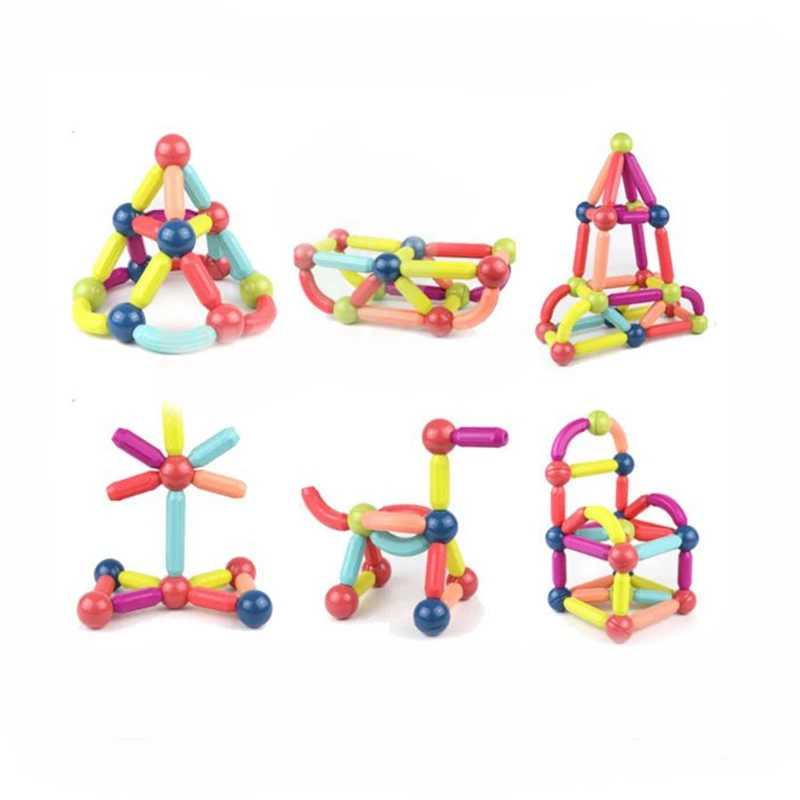 Adar Magnetics Stics magnetiniai konstrukciniai blokeliai 64 vnt