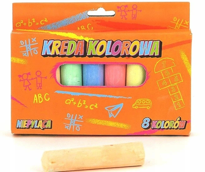 Adar Šaligatvio kreida 8 vnt.