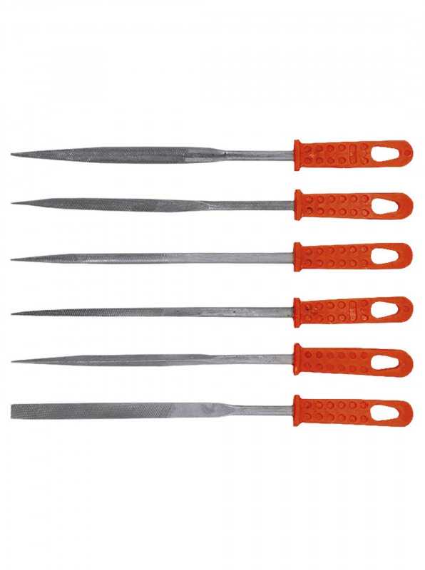 Adatinės dildės TOP TOOLS rinkinys, 6 vnt., metalui