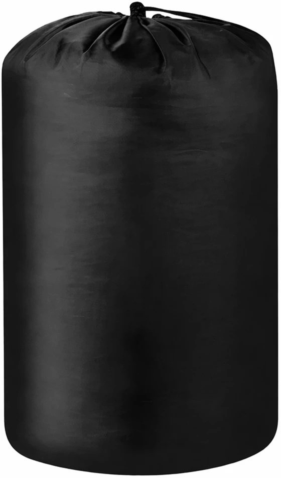 Adgo 2 viename turistinė mumija miegmaišis, 210x70 cm, šiltas gobtuvas, juodas užvalkalas